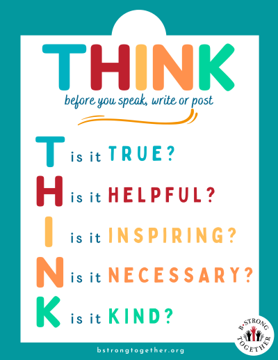 think before you speak